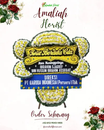 Papan Bunga Duka di Kebun Geran